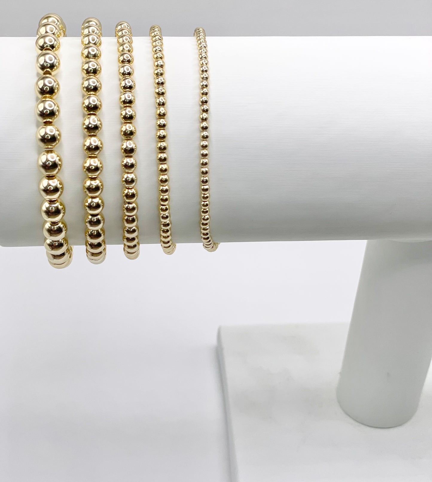 14k Gold 4mm minimalist bracelet