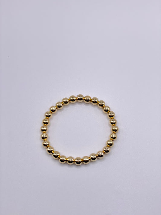 14k Gold 5mm minimalist bracelet